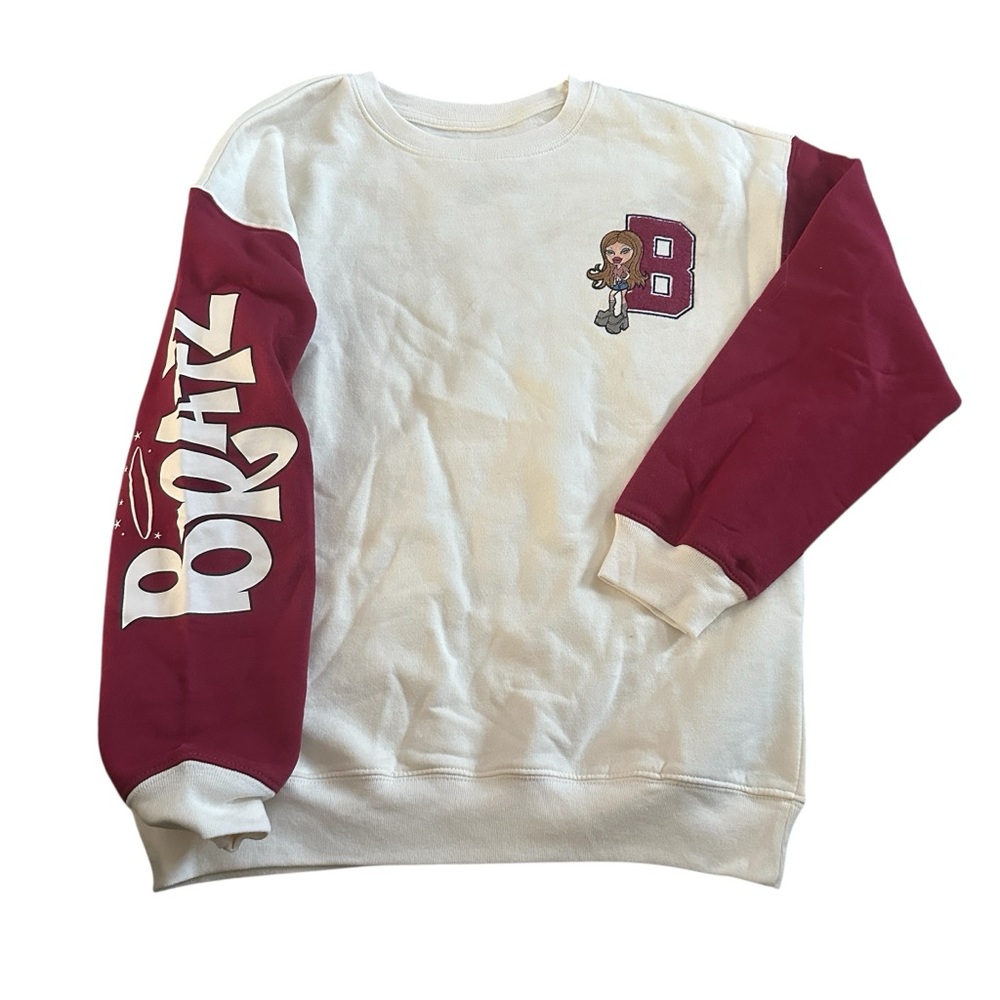 NWT‎ Bratz Varsity Pullover Sweatshirt Womens Small